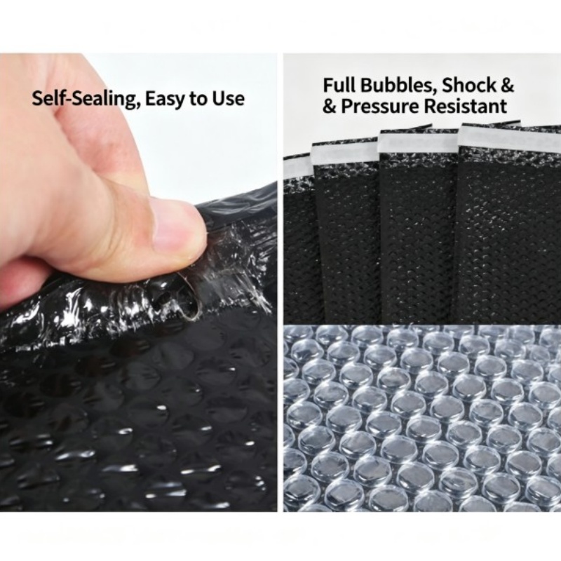 100 Stück schwarze, selbstkleb – Food Storage Bag Bewertung und Preis