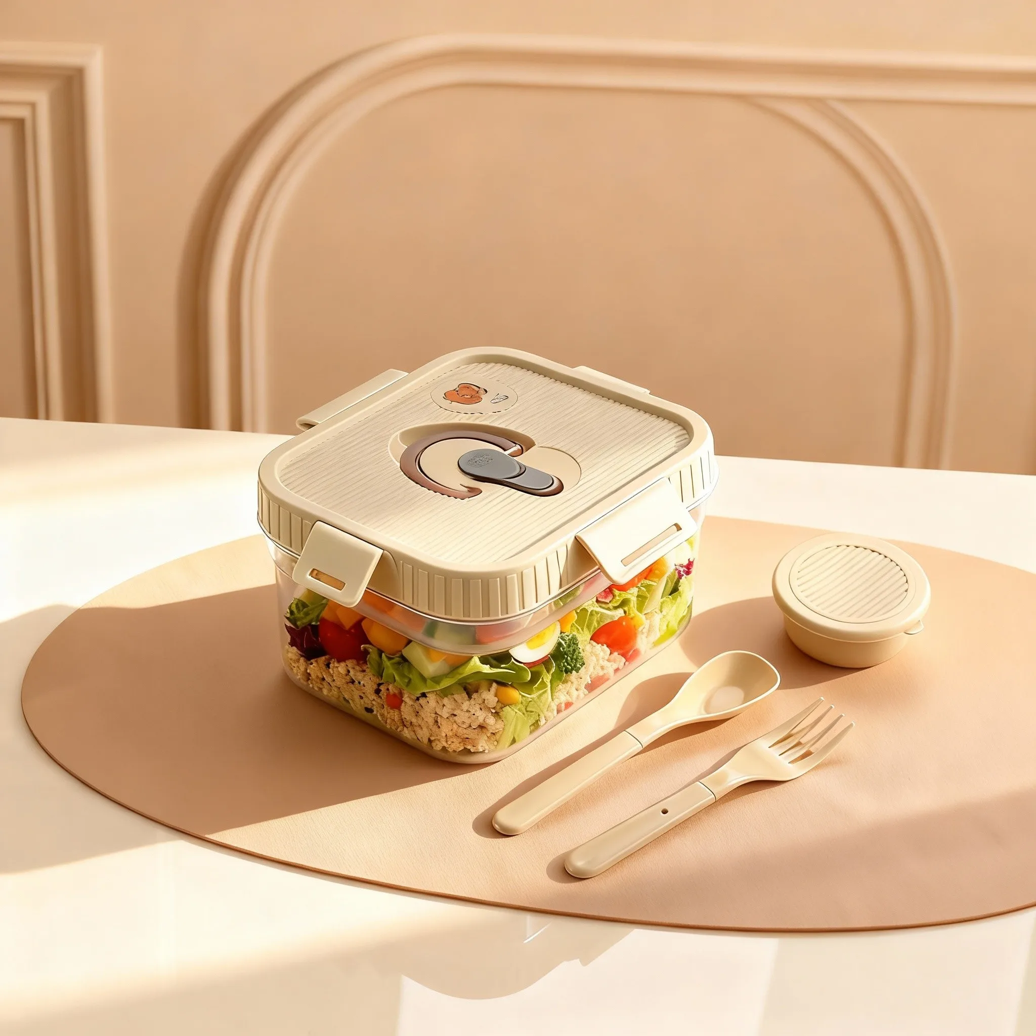 Tragbare, doppelwandige Lunchb – Food Storage Oven Safe Bewertung und Preis