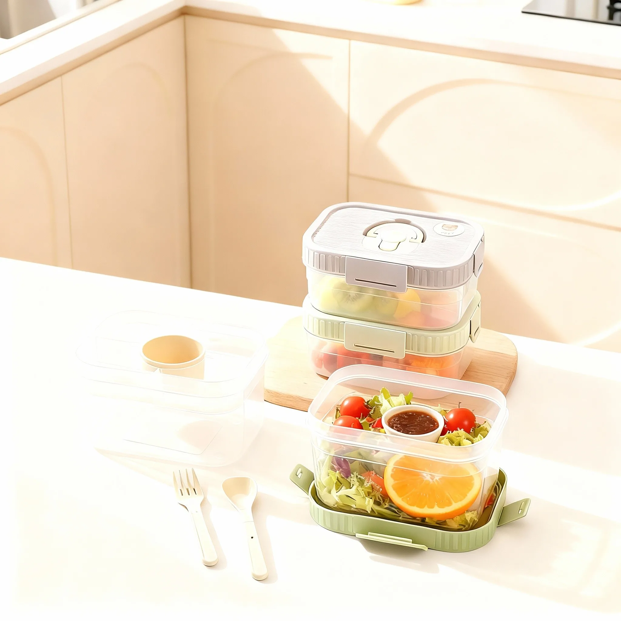 Tragbare, doppelwandige Lunchb – Food Storage Oven Safe Bewertung und Preis