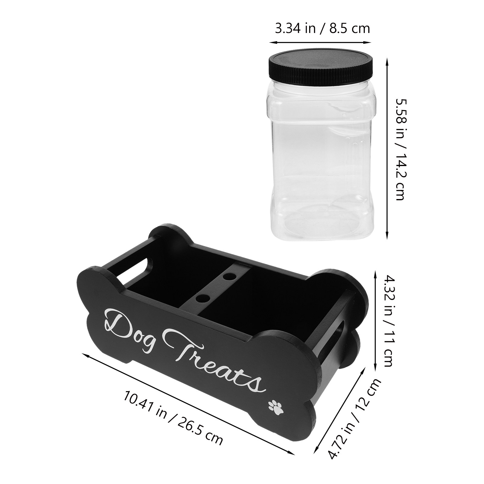 1 Set Elegante Hölzerne Hundel – Food Storage With Dividers Bewertung und Preis